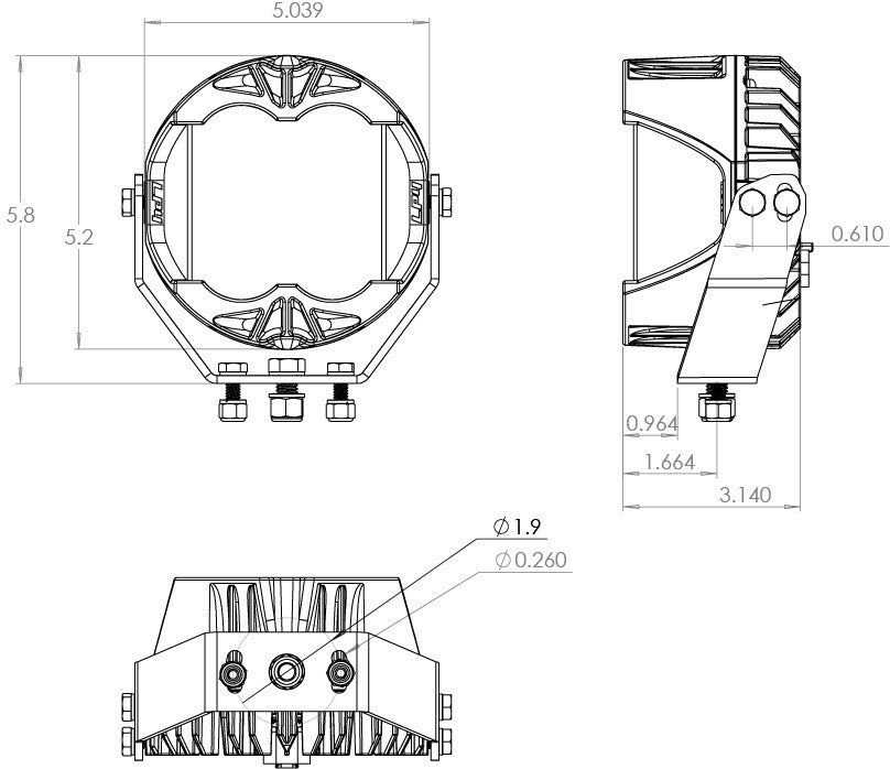 Baja Designs - LP4 Pro LED Auxiliary Light Pod Pair - Universal