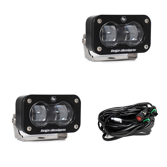 Baja Designs - S2 SAE LED Auxiliary Light Pod Pair - Universal