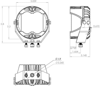 Baja Designs - LP4 Pro LED Auxiliary Light Pod Pair - Universal